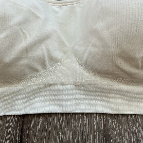 Truekind By Shapermint Daily Comfort Wirefree Shaper Bra Womens Large Cream - Picture 7 of 7